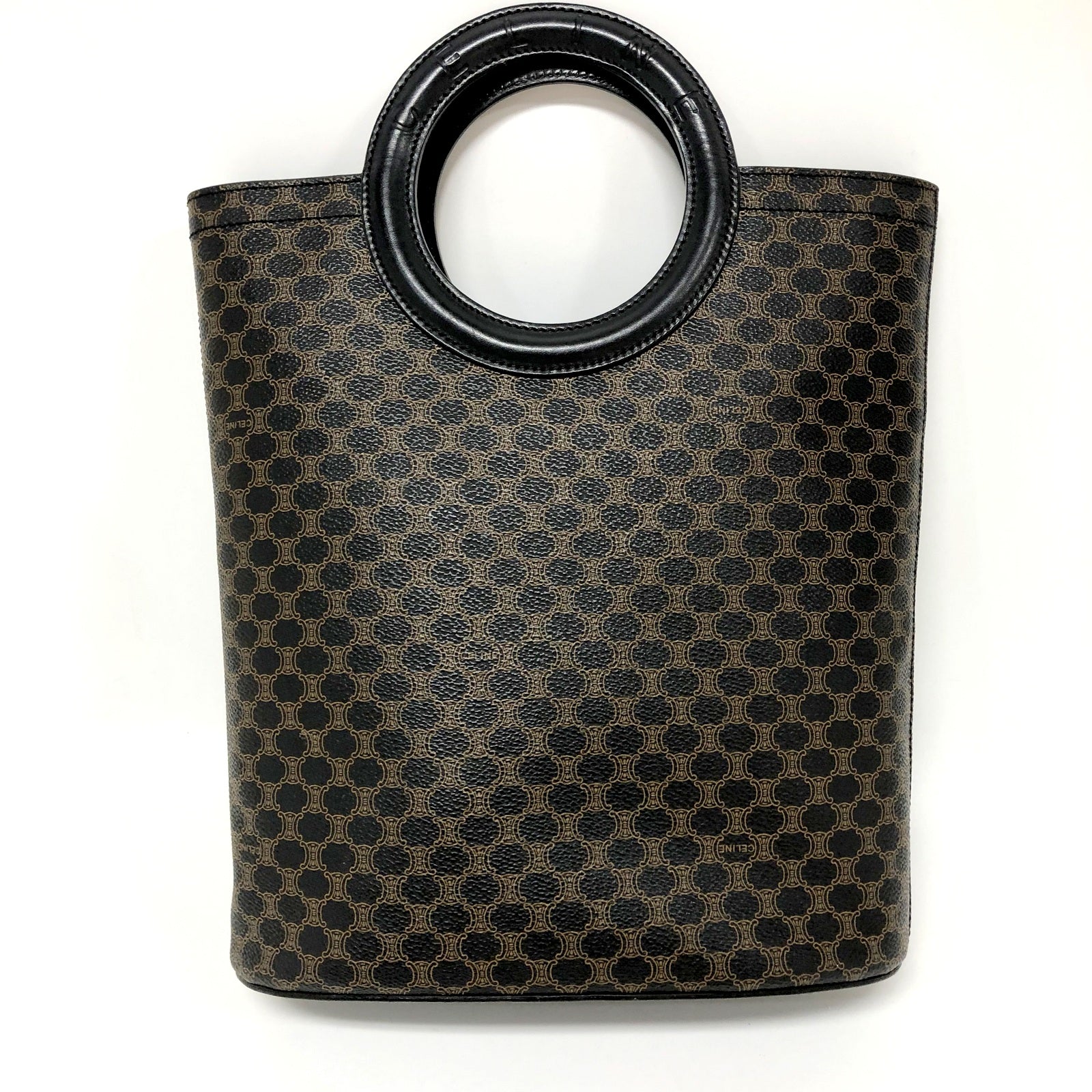 CELINE ハンドバッグ マカダム サークル