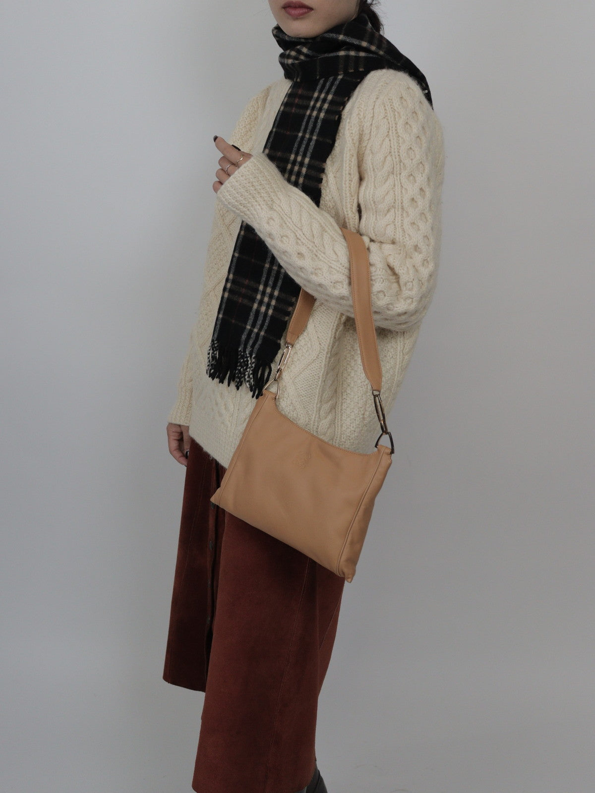 LOEWE レザー ショルダーバッグ