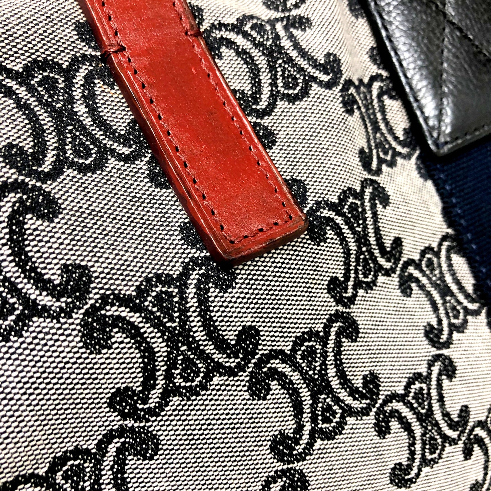 CELINE トートバッグ キャンバス マカダム