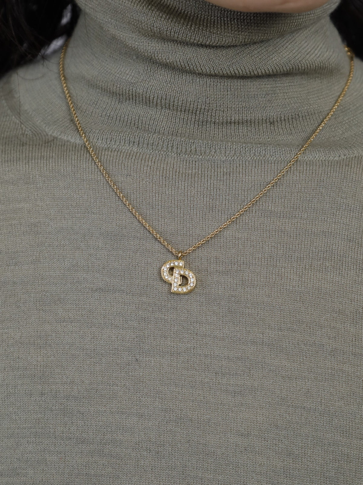 Christian Dior ストーン ネックレス