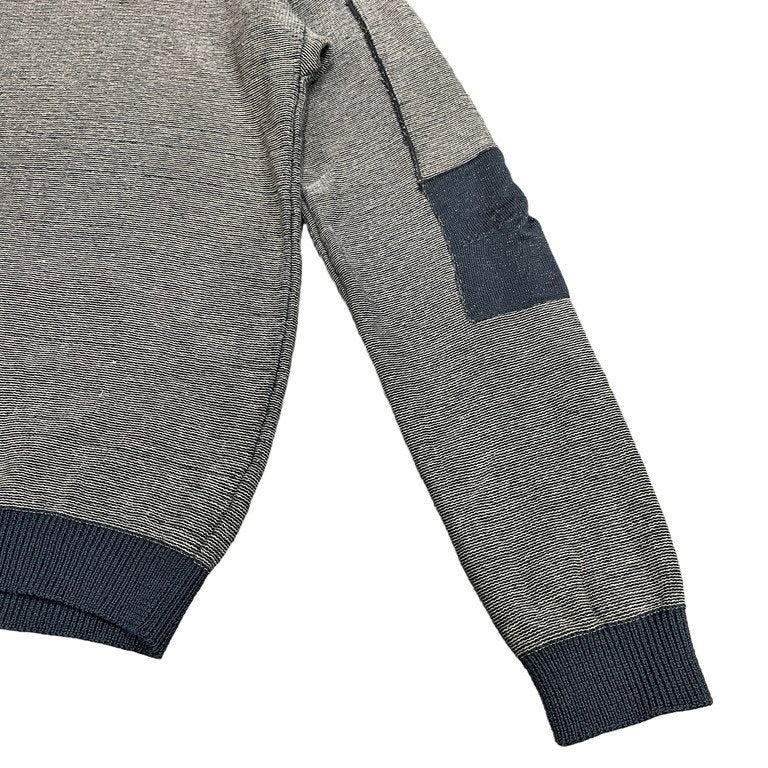 hussein chalayan 03AW PLACE NON-PLACE インサイドアウトリバーシブルパッチニットセーター