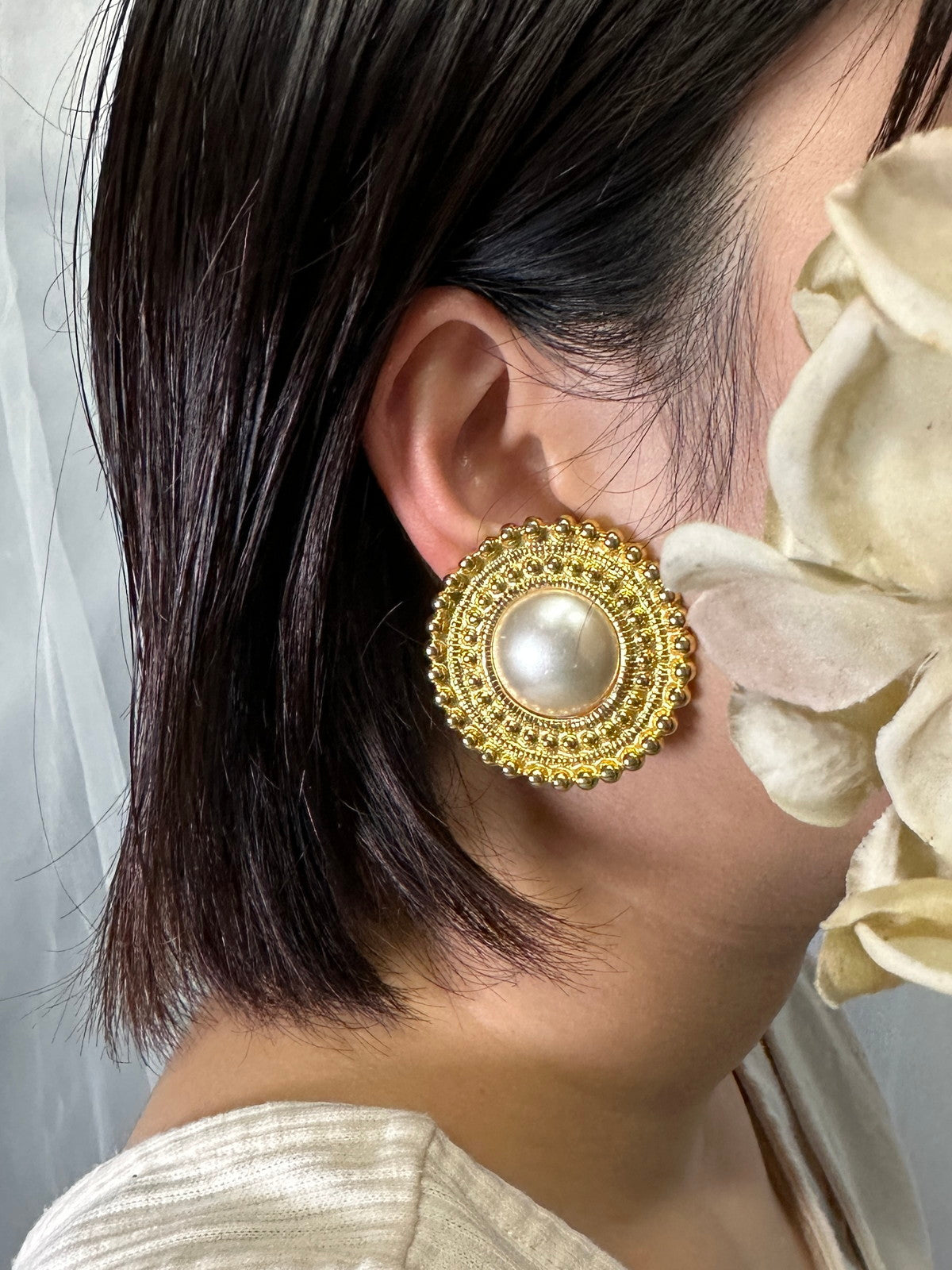 GIVENCHY パールイヤリング