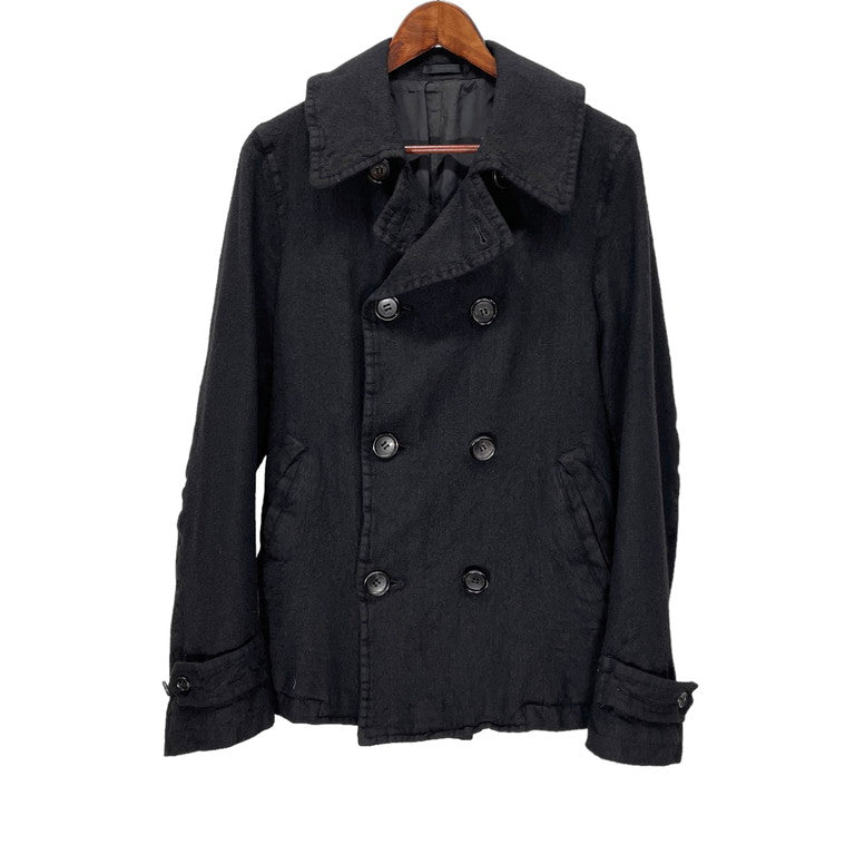 NEXT51｜D.F.L｜COMME des GARCONS HOMME 08AW Boiled wool pea coat