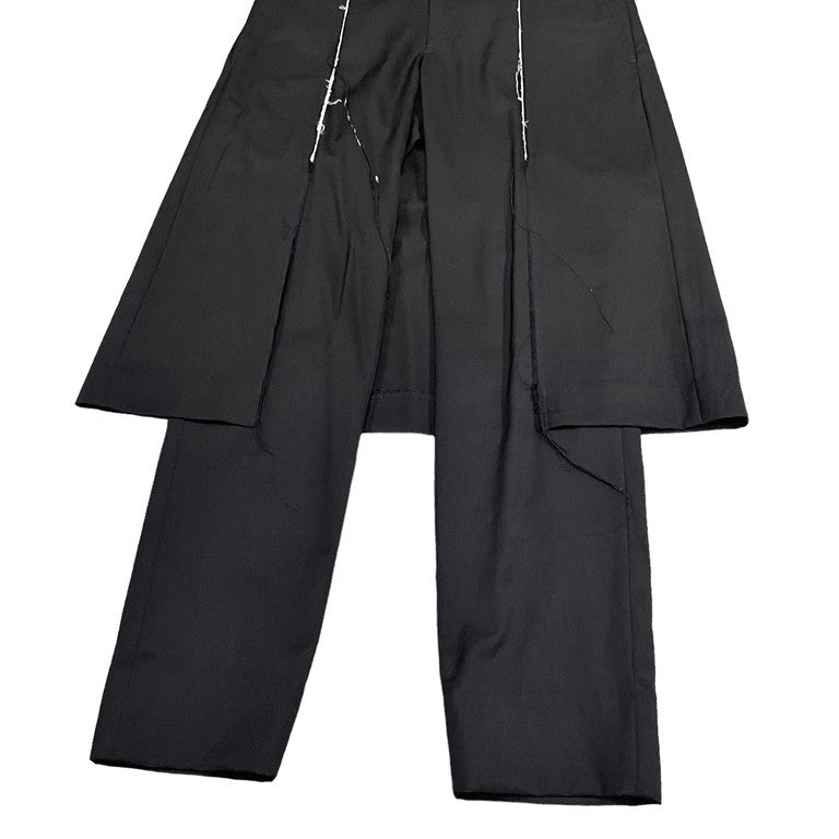 COMME des GARCONS HOMME PLUS 20AW ウールギャバジンスカートドッキングパンツ