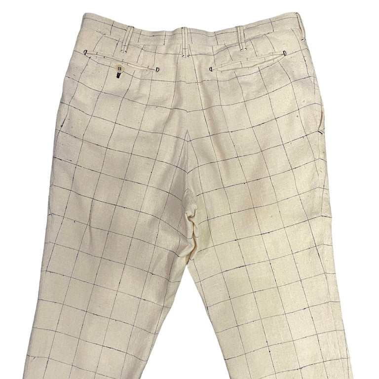 The crooked Tailor Handmade plaid pants