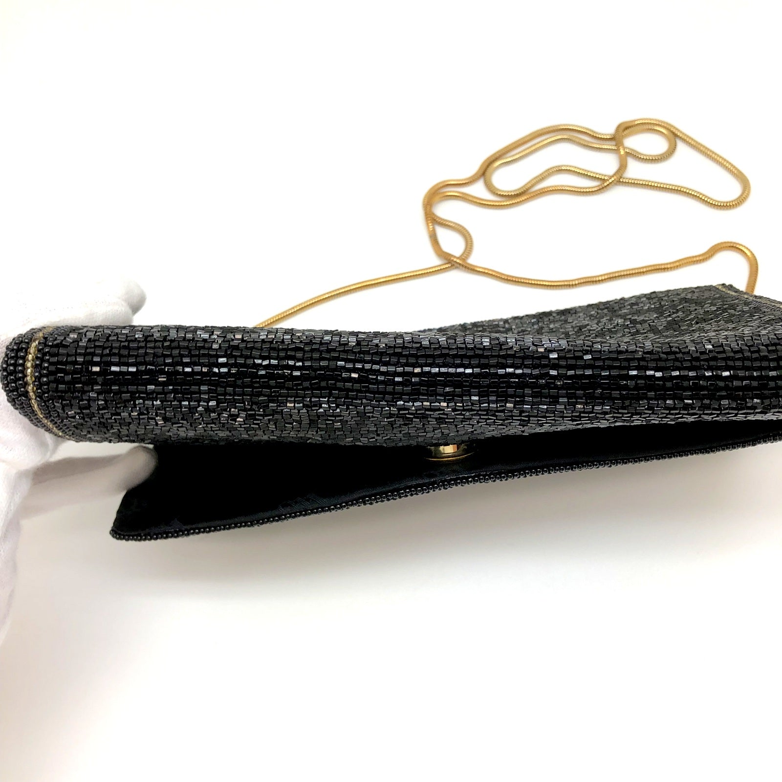 Christian Dior チェーン ショルダーバッグ ビーズ