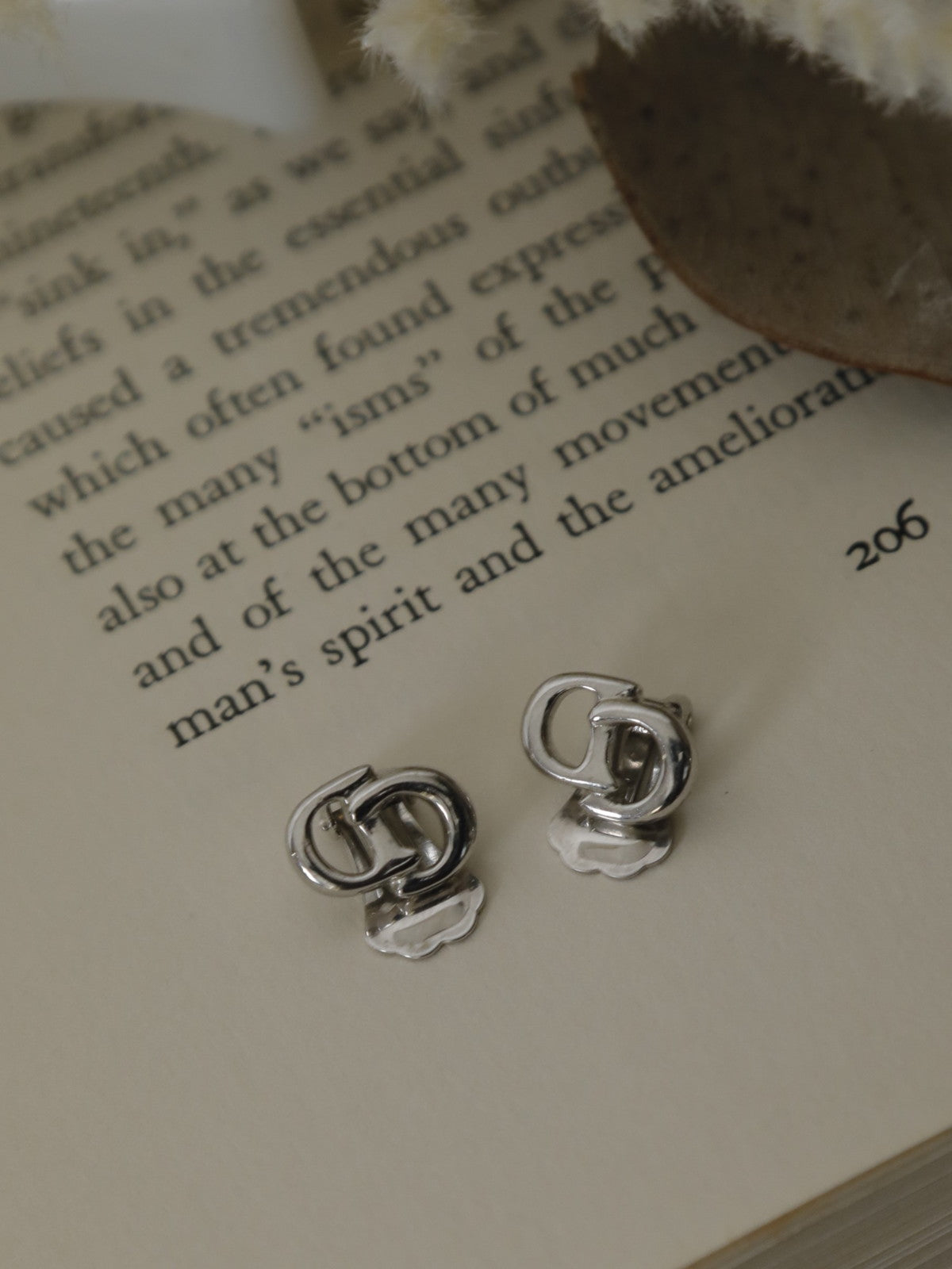 Christian Dior CDロゴイヤリング