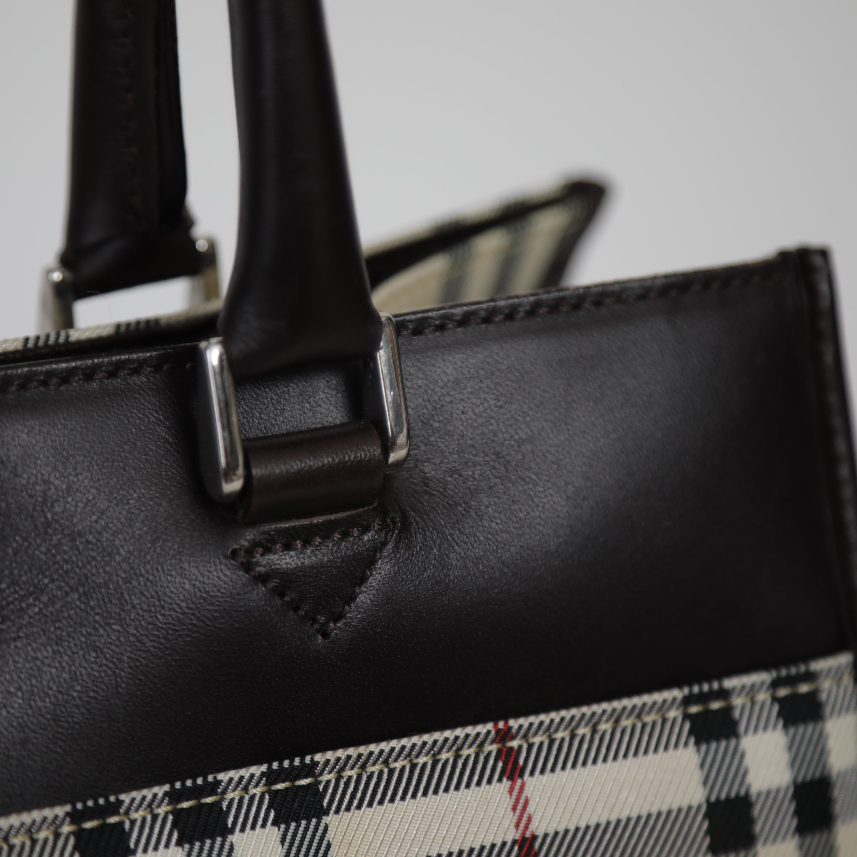 BURBERRY チェック トートバッグ