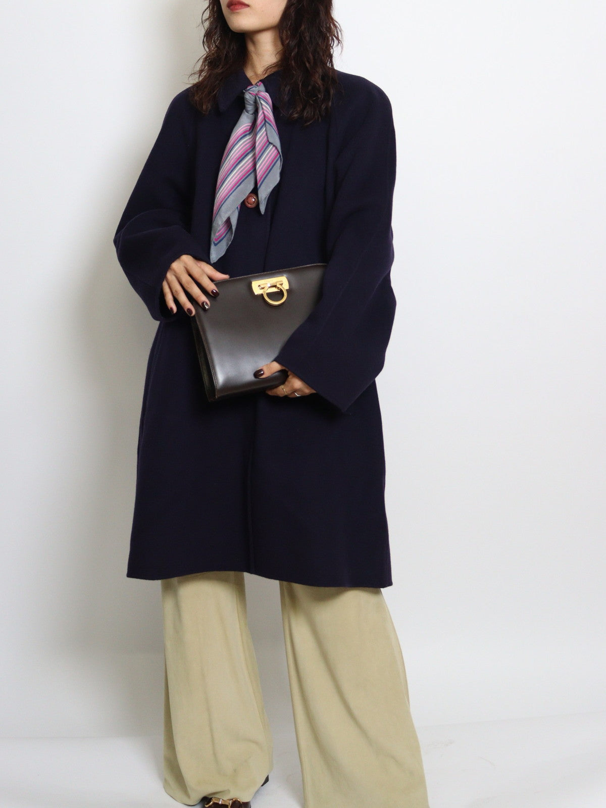 Salvatore Ferragamo ガンチーニ チェーンショルダーバッグ