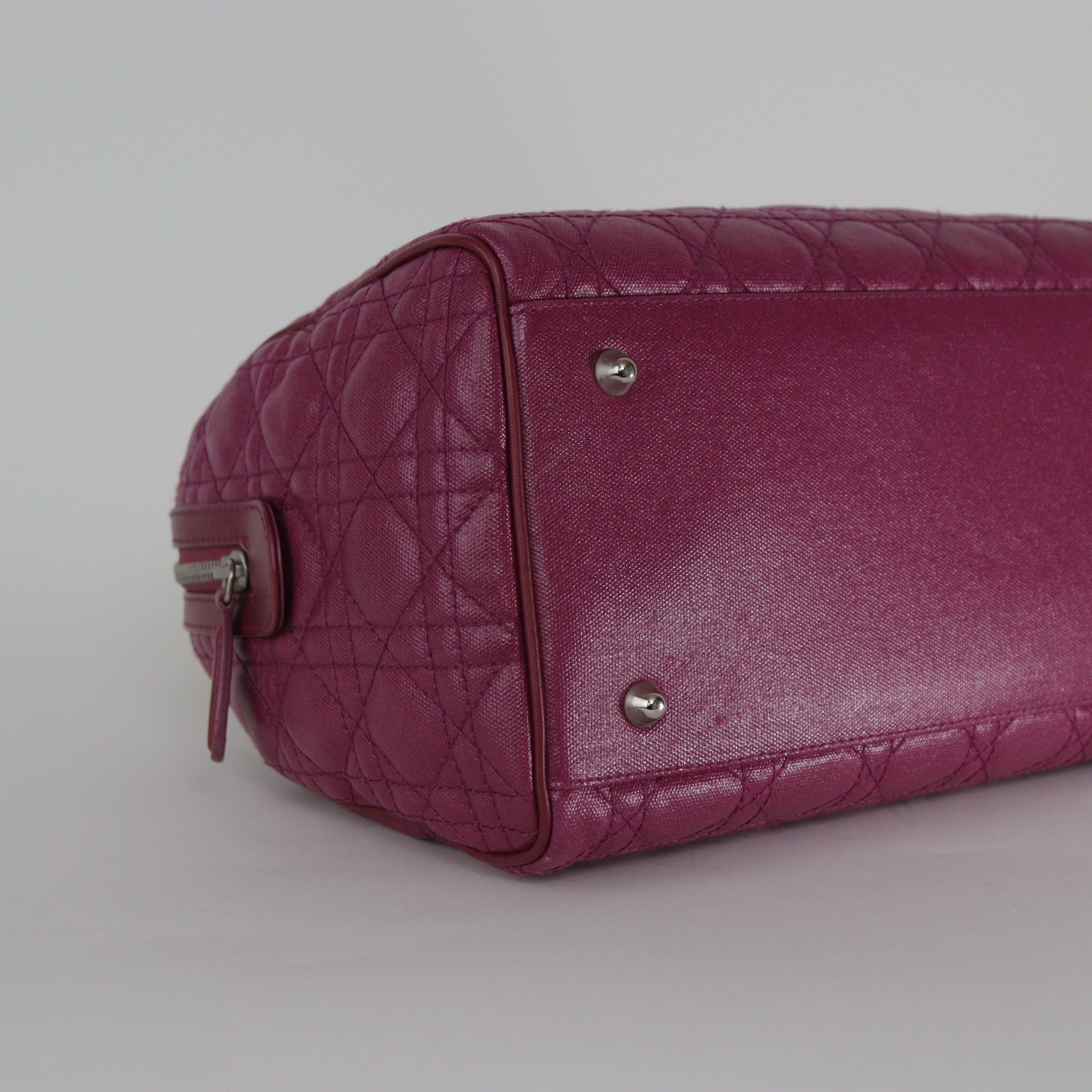 Christian Dior ミニボストンバッグ カナージュ