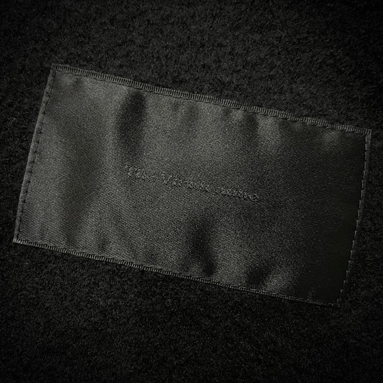 The Viridi-anne Fulling Knit Long Jacket 圧縮ウールオーバーロックステッチロングジャケット