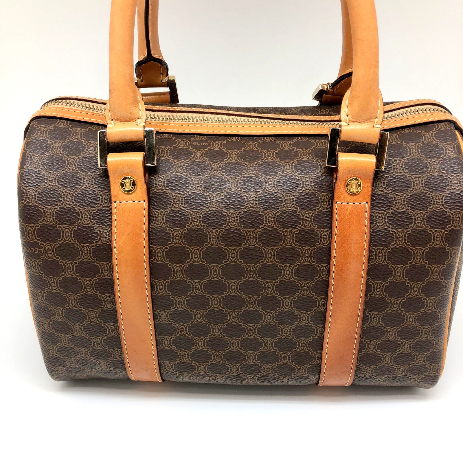 CELINE ミニボストンバッグ マカダム