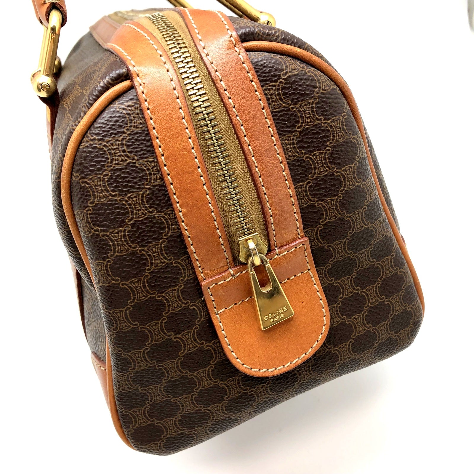 CELINE ミニボストンバッグ マカダム