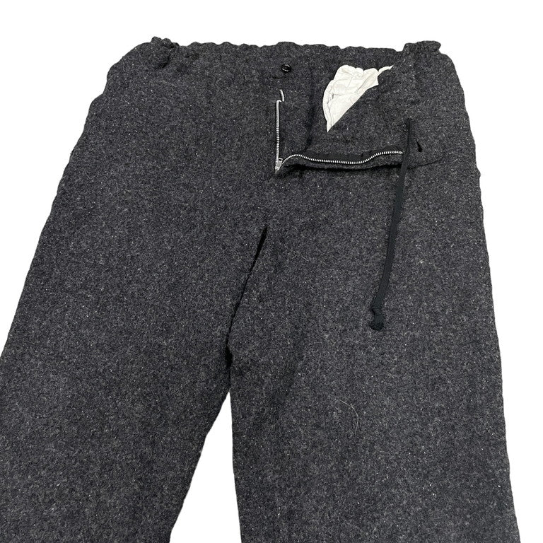COMME des GARCONS HOMME DEUX 21AW Felted wool easy pants