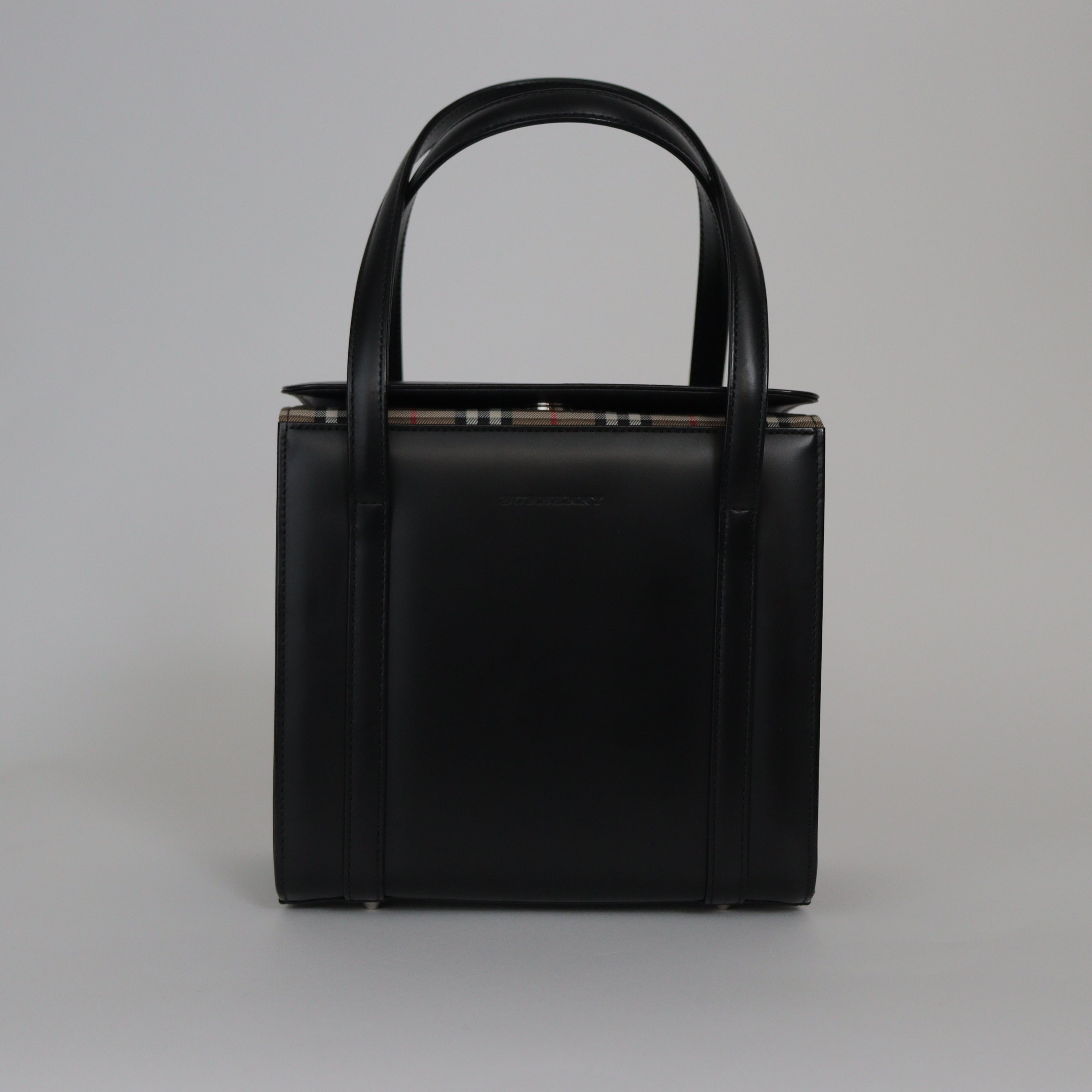 BURBERRY ハンドバッグ ボックス型