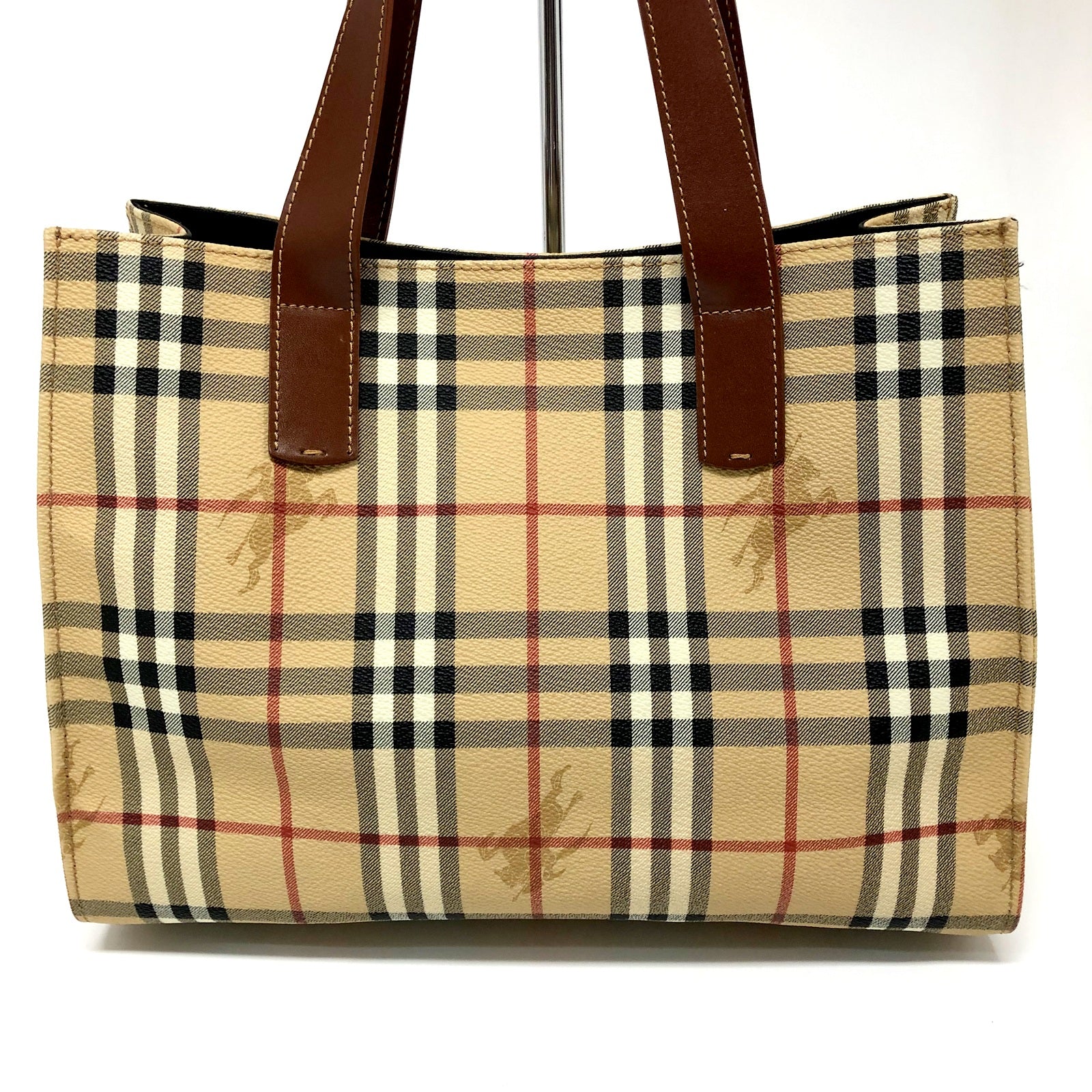 BURBERRY トートバッグ PVC レザー