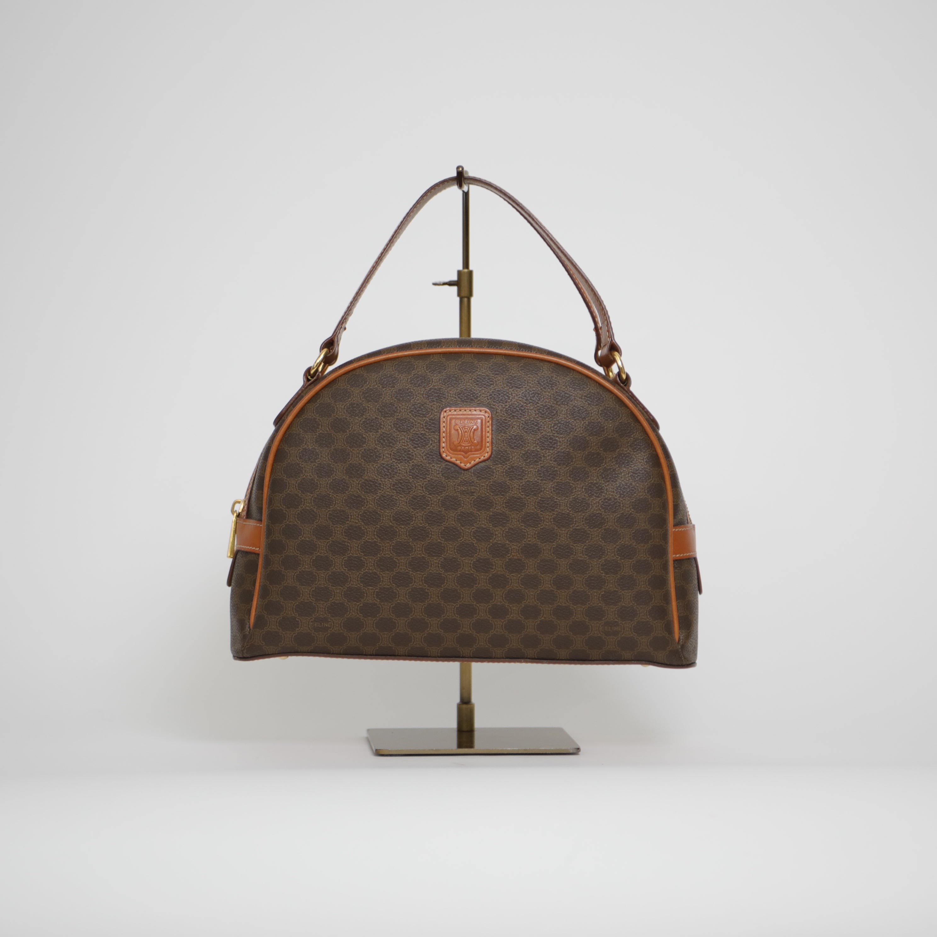 CELINE マカダム ハンドバッグ