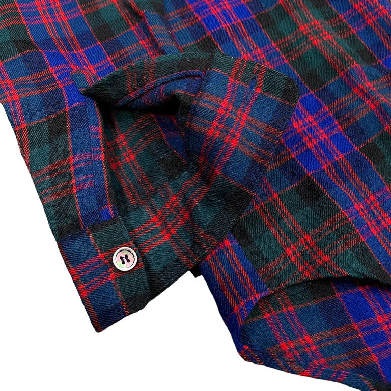 COMME des GARCONS HOMME 00AW Plaid flannel shirt