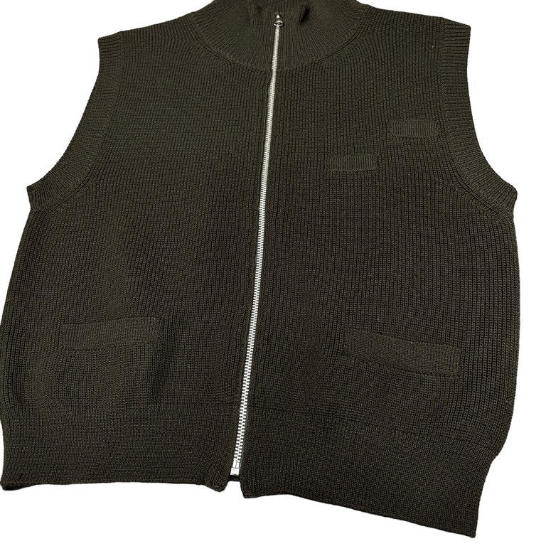 Yohji Yamamoto Pour Homme 95AW マルチポケットジップアップハイネックニットベスト Archive 90s 鹿鳴館期
