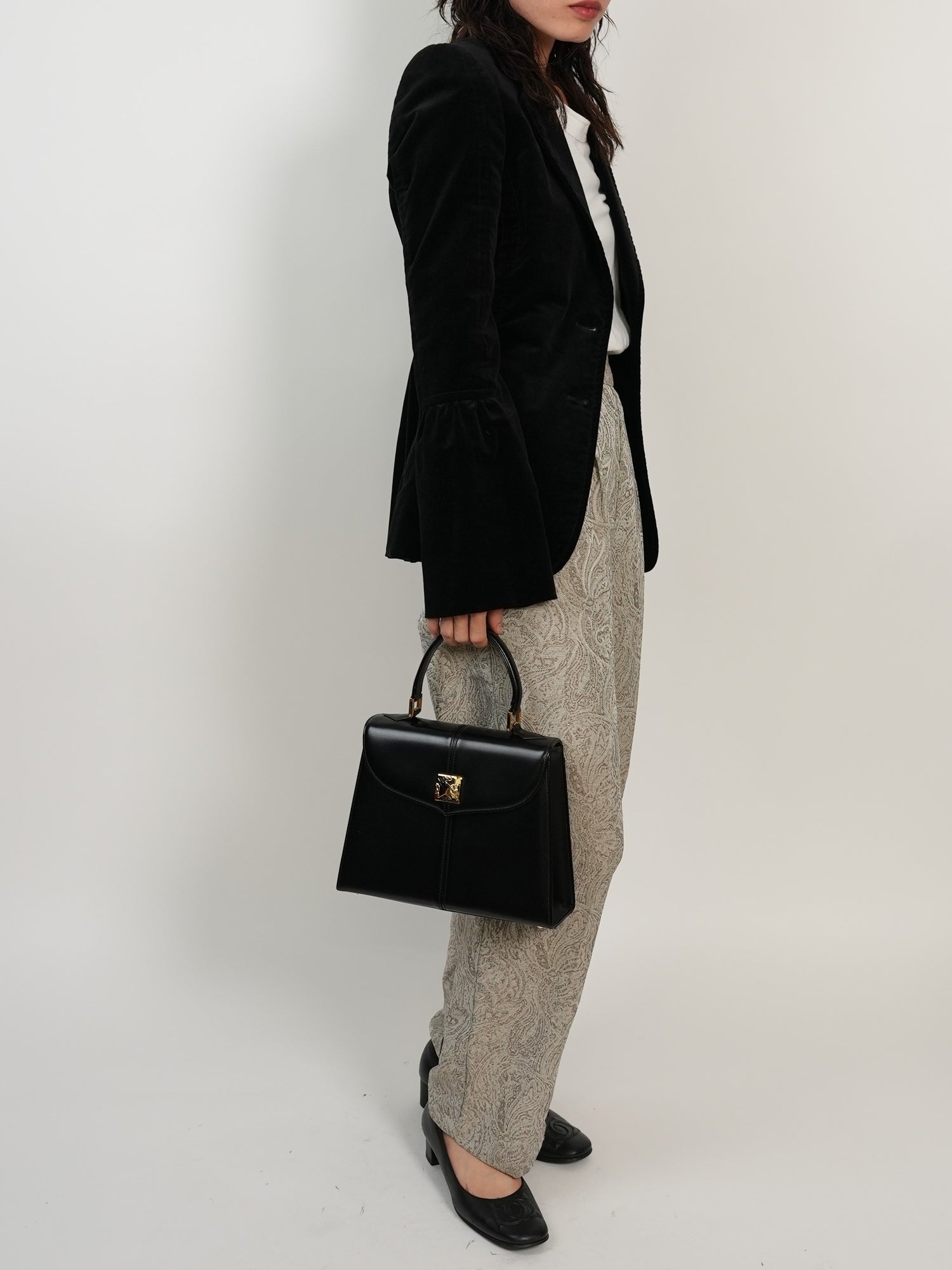 YVES SAINT LAURENT 2WAYハンドバッグ