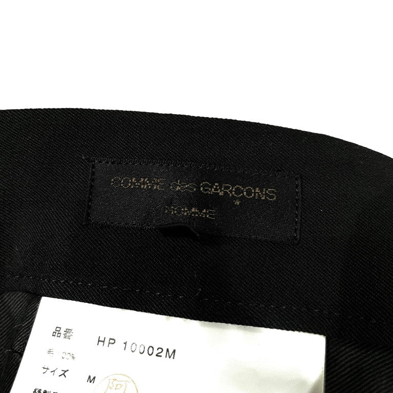 COMME des GARCONS HOMME 01SS Wool gabardine straight trousers