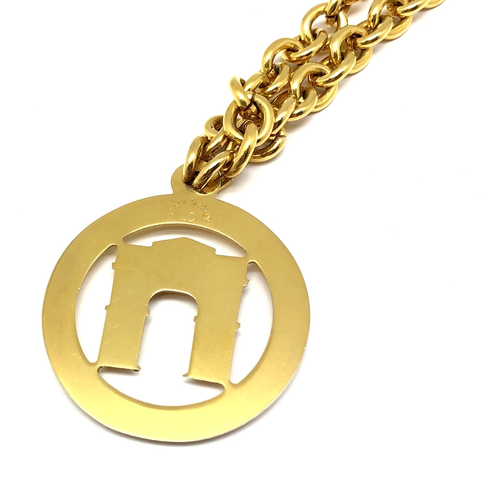 CELINE サークルロゴネックレス