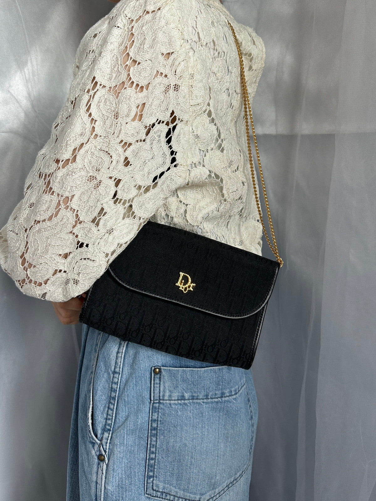 Christian Dior チェーンショルダーバッグ