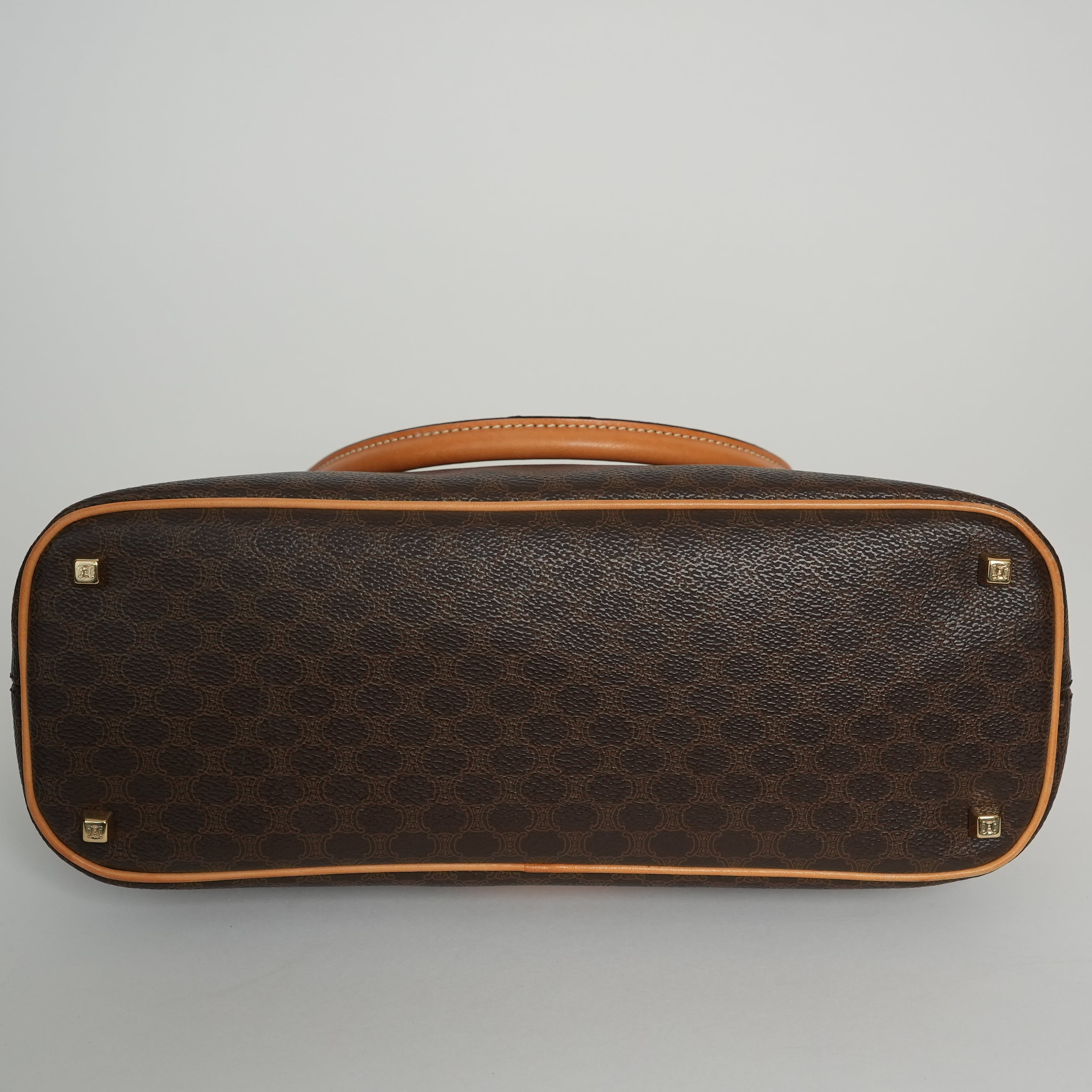 CELINE マカダム ハンドバッグ