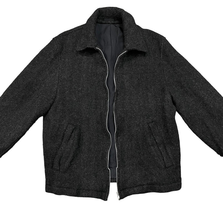 COMME des GARCONS HOMME 03AW Boiled wool zip-up blouson