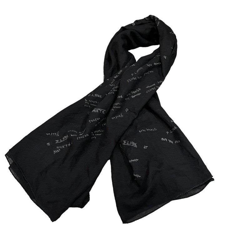 NEXT51｜D.F.L｜Saint Laurent Paris ウールガーゼメッセージプリント 