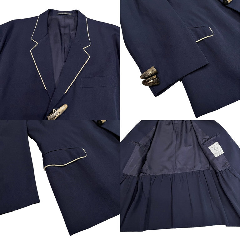 Yohji Yamamoto Pour Homme 87AW Toggle jacket & trousers setup suit