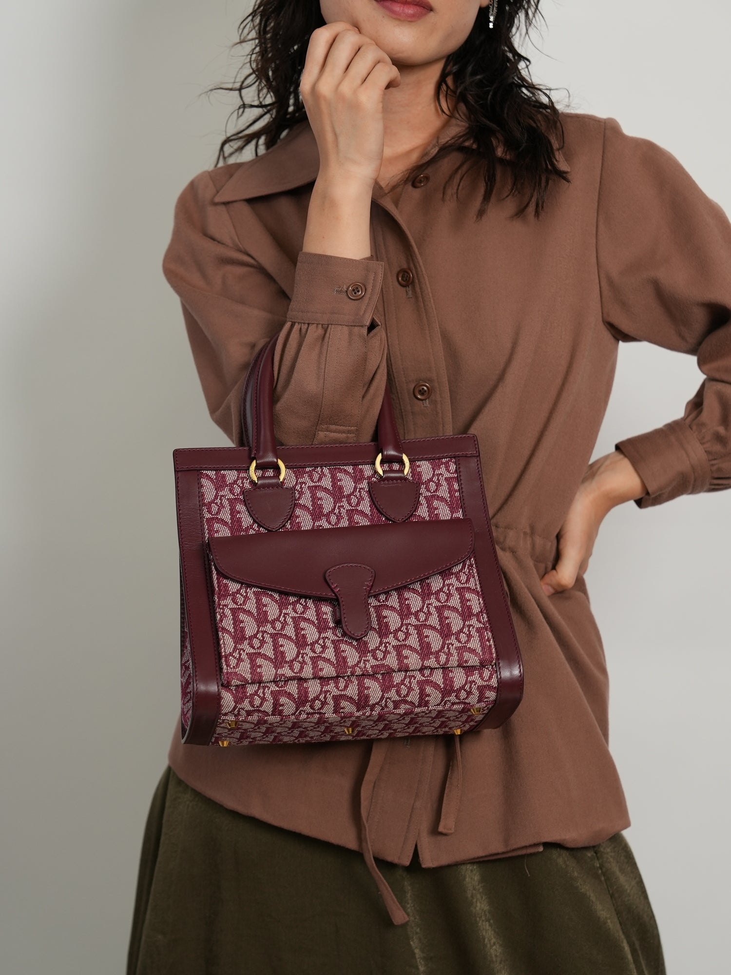 Christian Dior トロッター ハンドバッグ