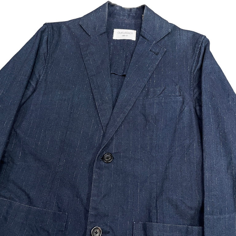 OUR LEGACY 1980-81 Denim striped jacket