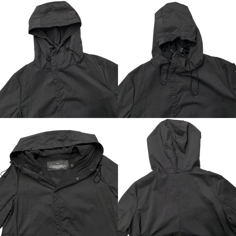 bajra Striped hooded coat