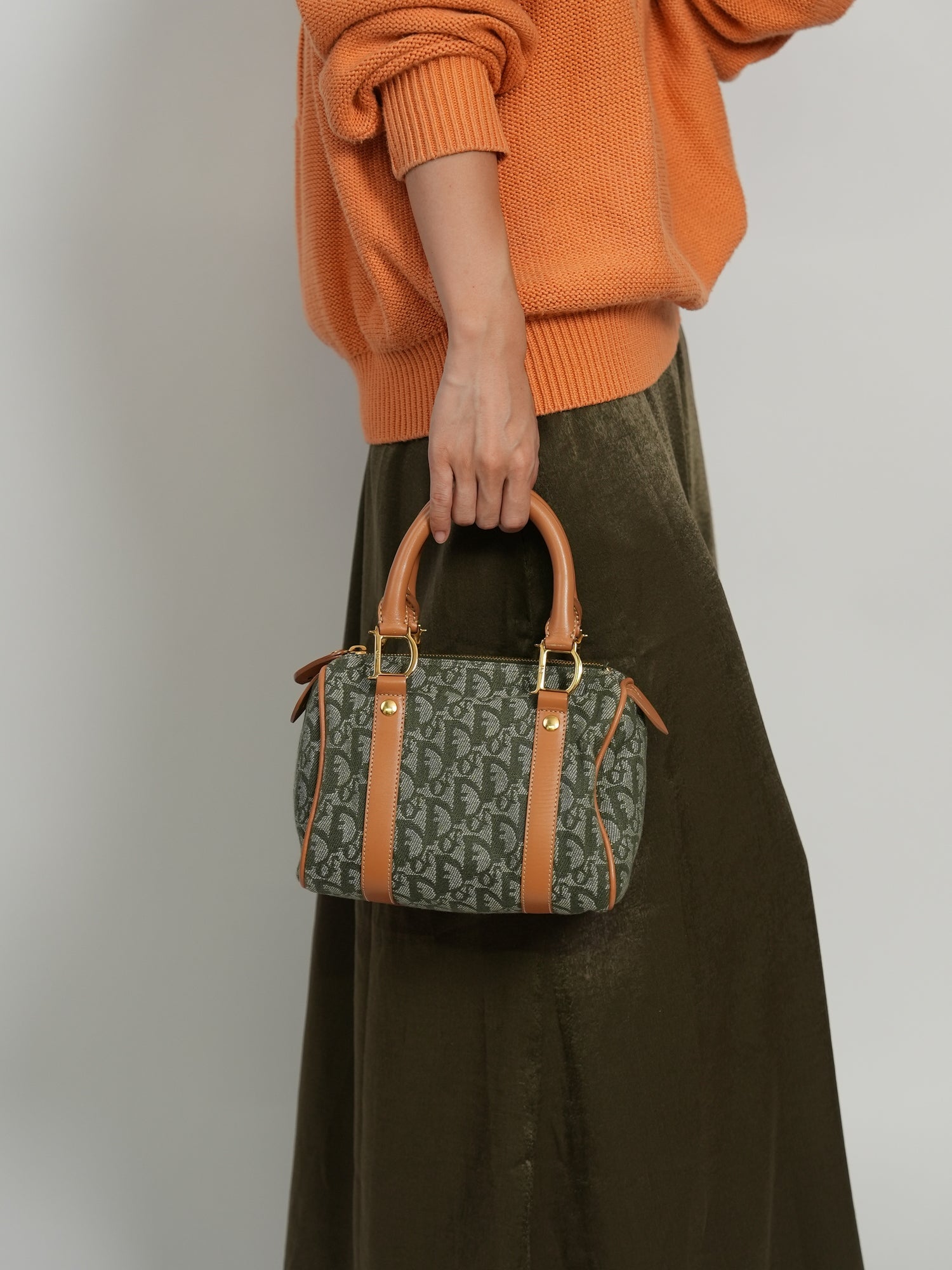 Christian Dior トロッター ミニボストンバッグ