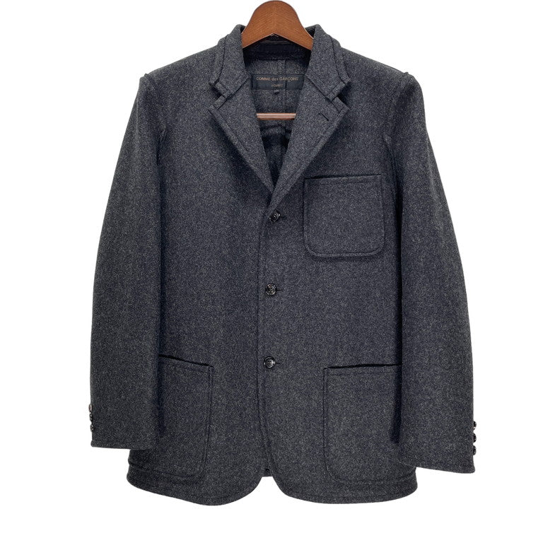 COMME des GARCONS HOMME AD2000 Inside-out felted jacket