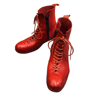 Portaille Lace-up zipped boots