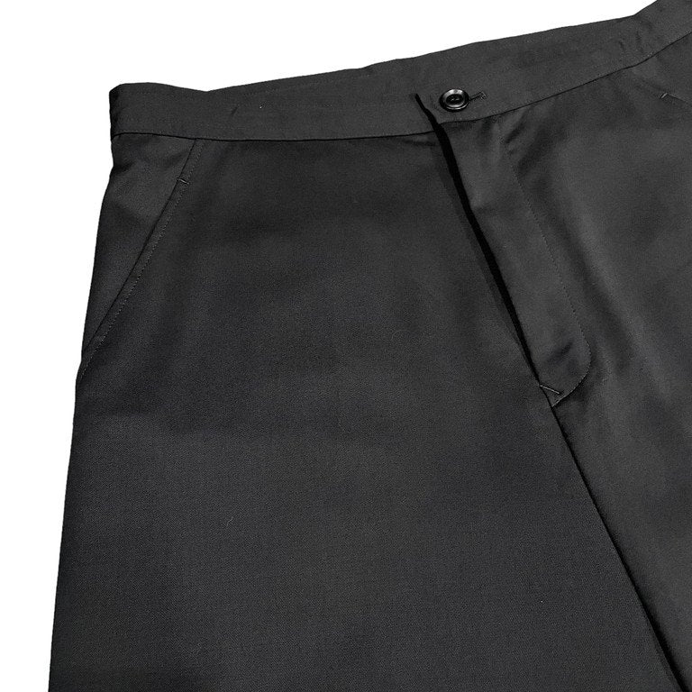 Y’s Yohji Yamamoto 18SS ウールギャバジンドローストリングワイドストレートイージーパンツ