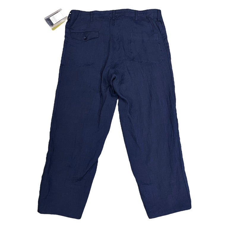 Yohji Yamamoto Pour Homme 23SS 60 MIXEDWEAVE RA L O-INDIGO HEM WITH INTERFACING PANTS