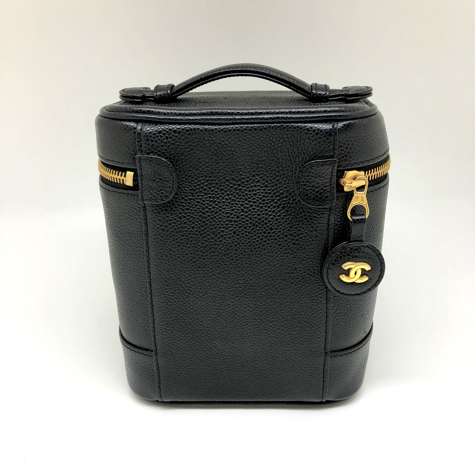 CHANEL バニティバッグ キャビアスキン