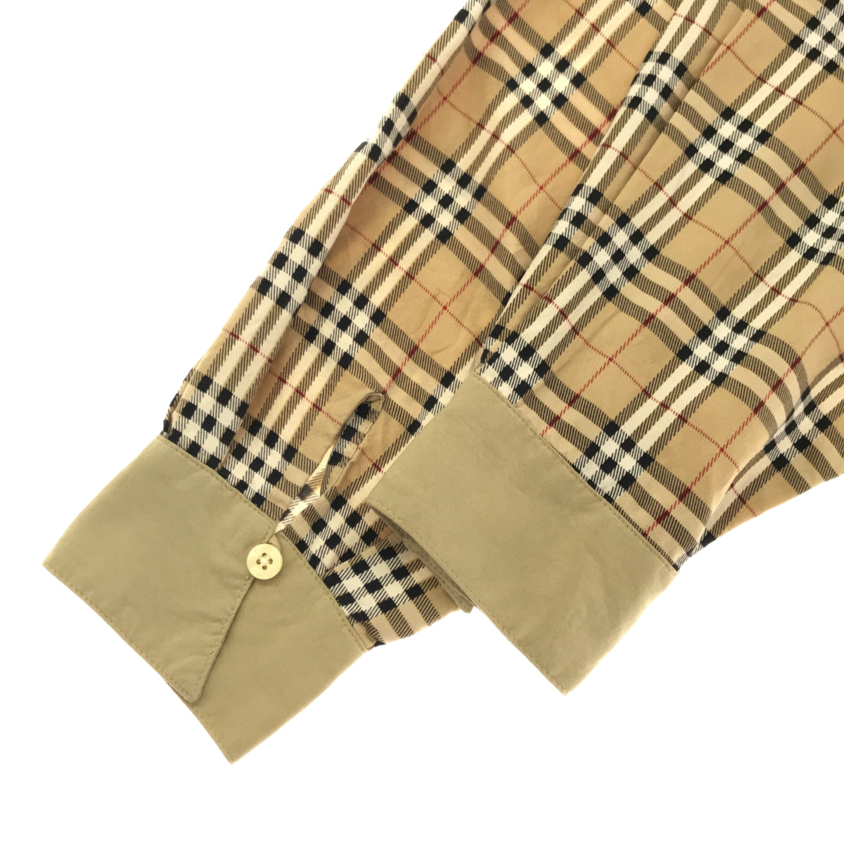 BURBERRYS' ノバチェックシルクシャツ