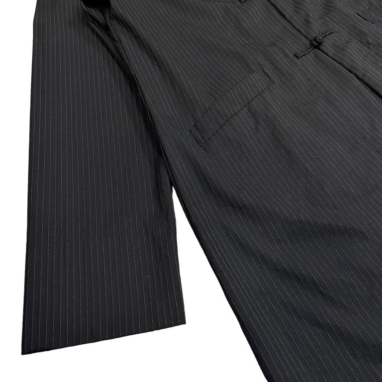 BLACK COMME des GARCONS 21AW Striped china shirt