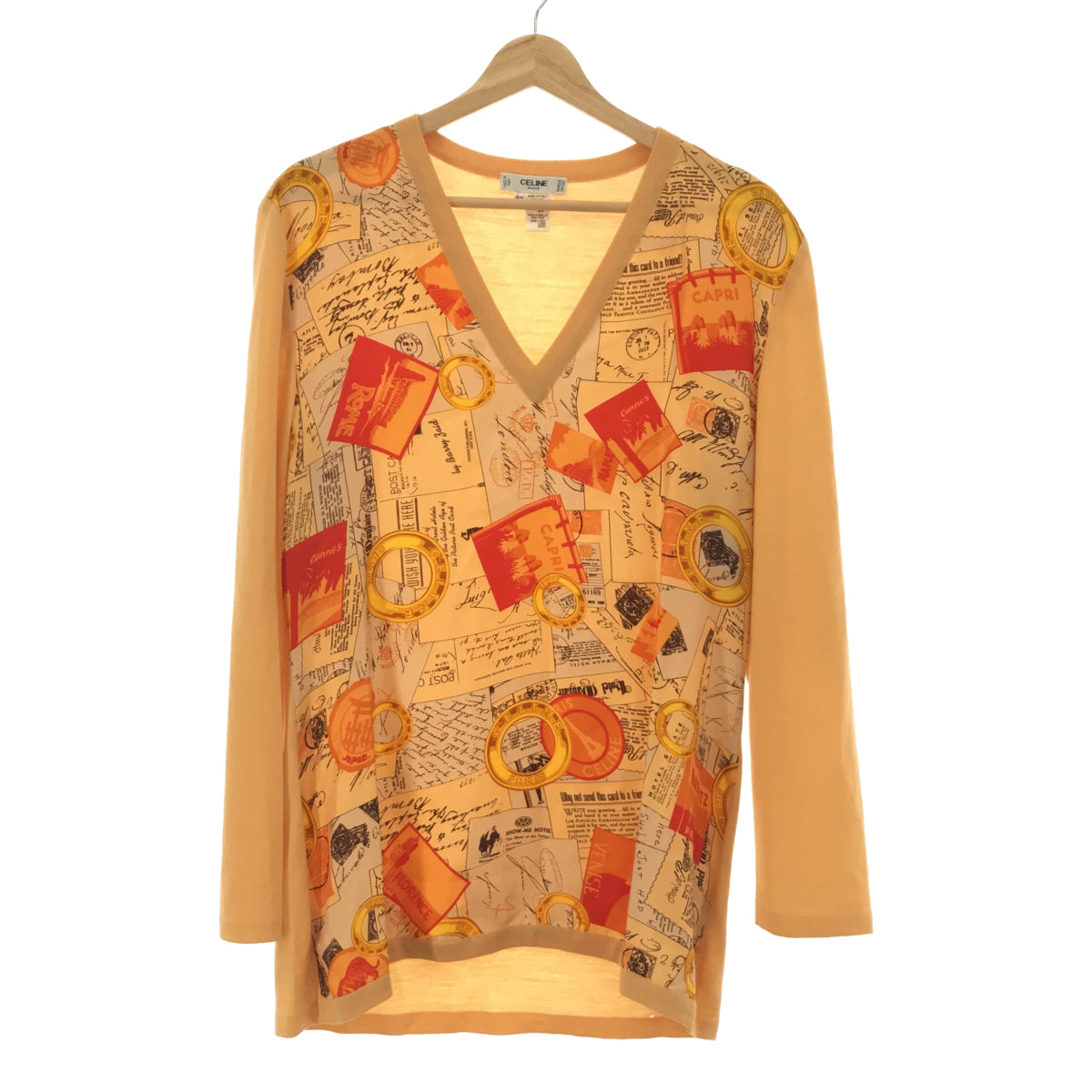 CELINE Vネックトップス