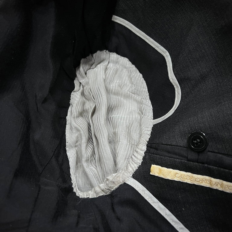 Carol Christian Poell 2009 GM/2320 PLURAL/11 CLASSIC LINED 1 BUTTON JACKET