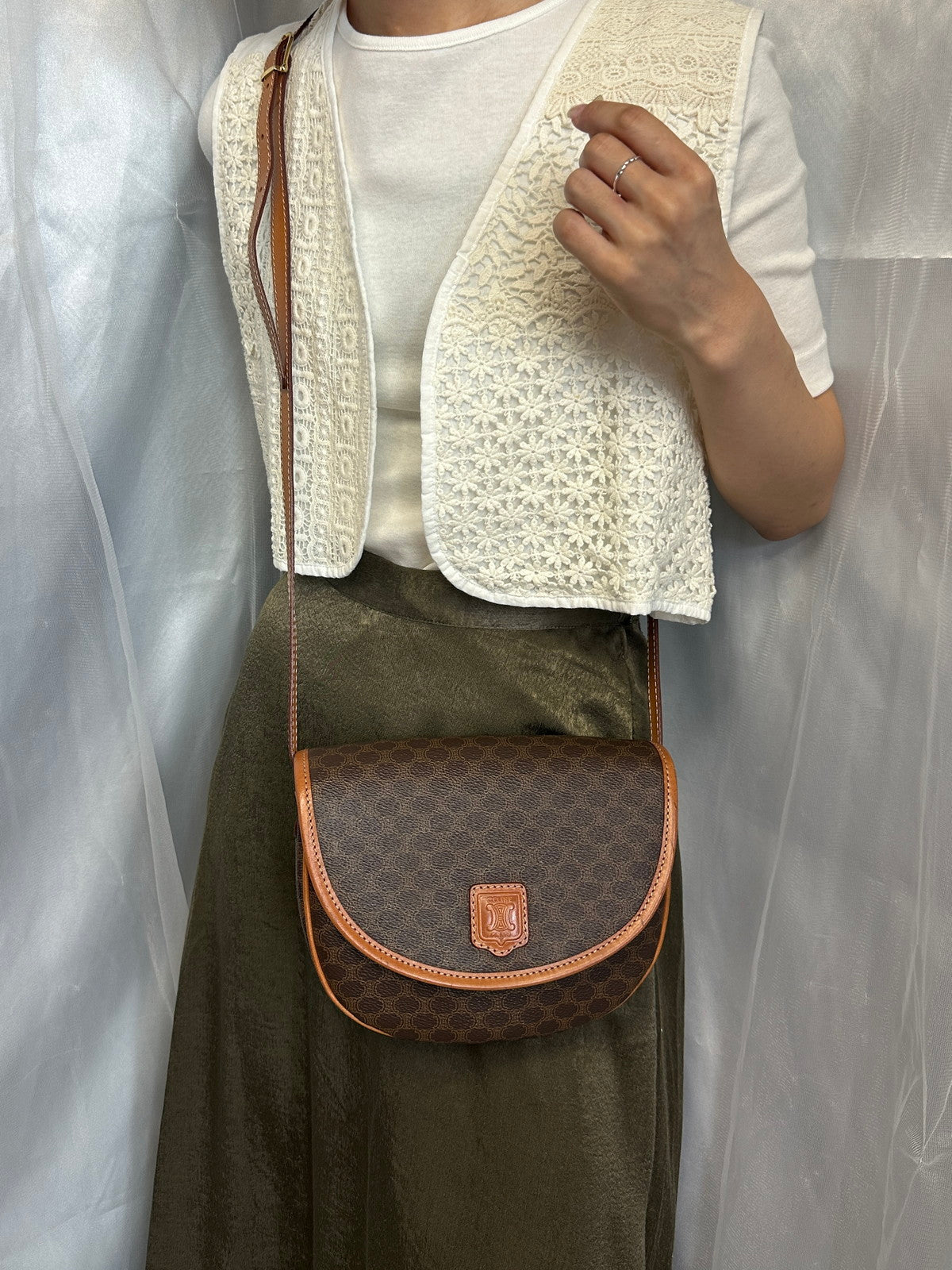 CELINE ショルダーバッグ マカダム