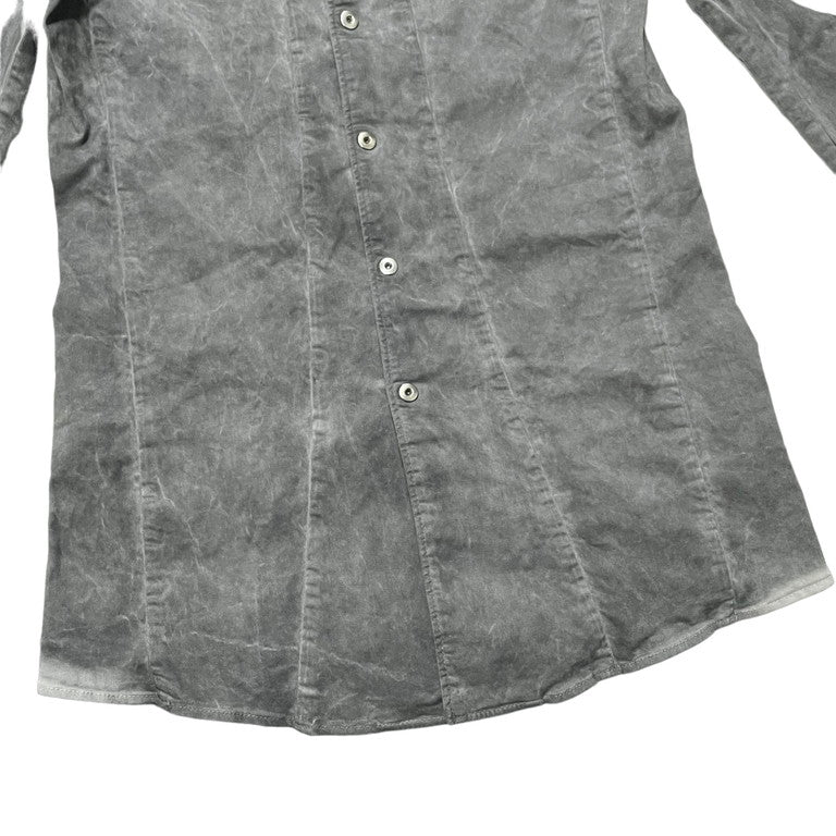 N/07 16SS Cold-dyed anatomical shirt