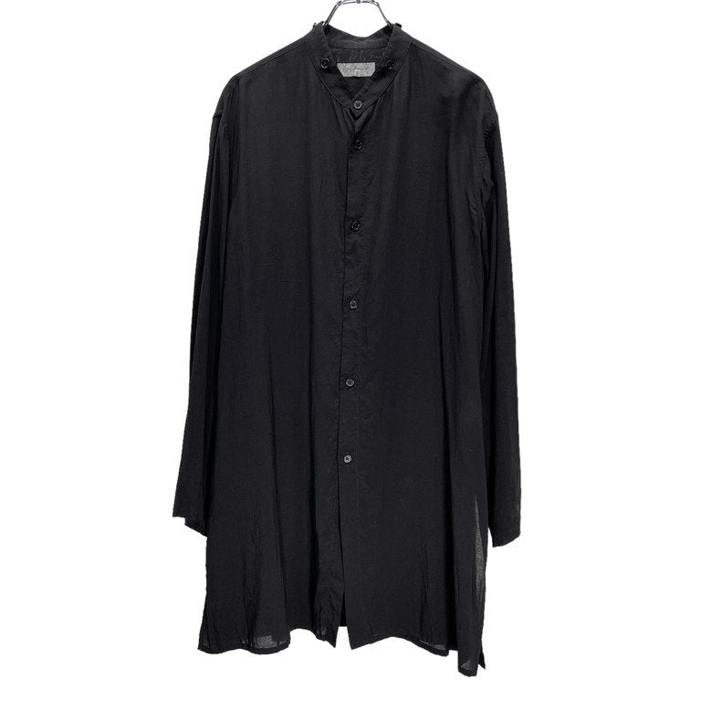 Yohji Yamamoto Pour Homme 22SS スペアカラー付きシャツブラウス セルロースロングシャツ