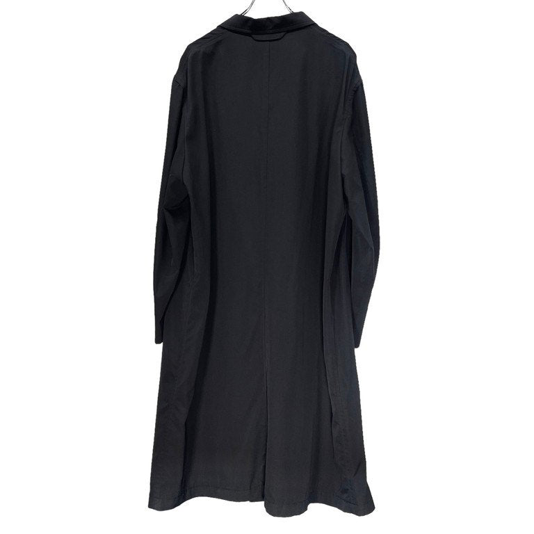 Y's for men ウールギャバジンストライプライニングリバーシブルロングコート