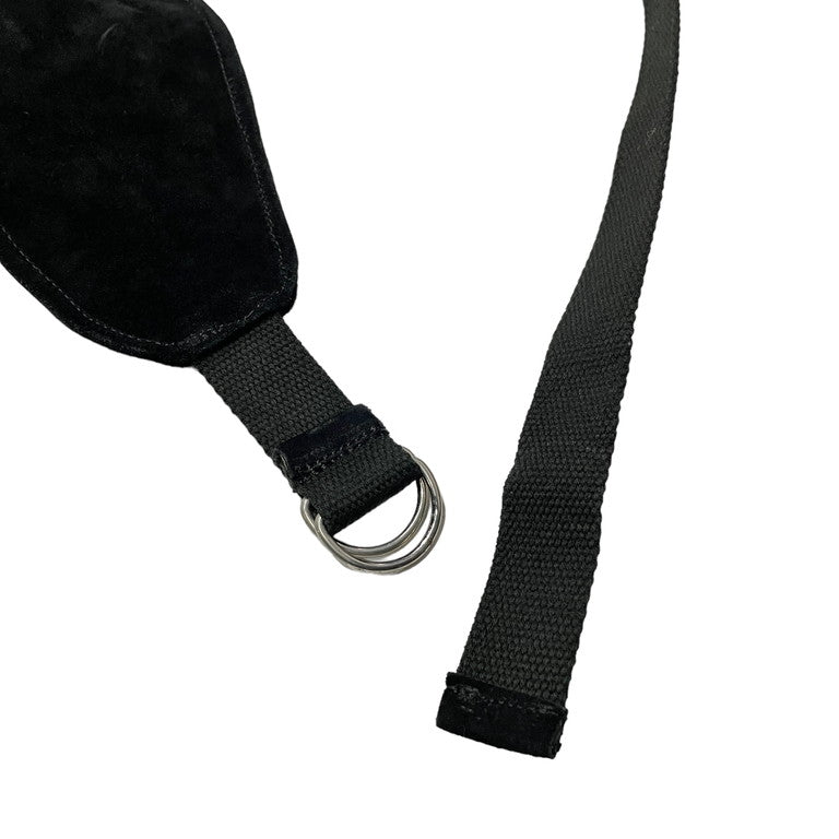KRIS VAN ASSCHE Suede leather waist bag