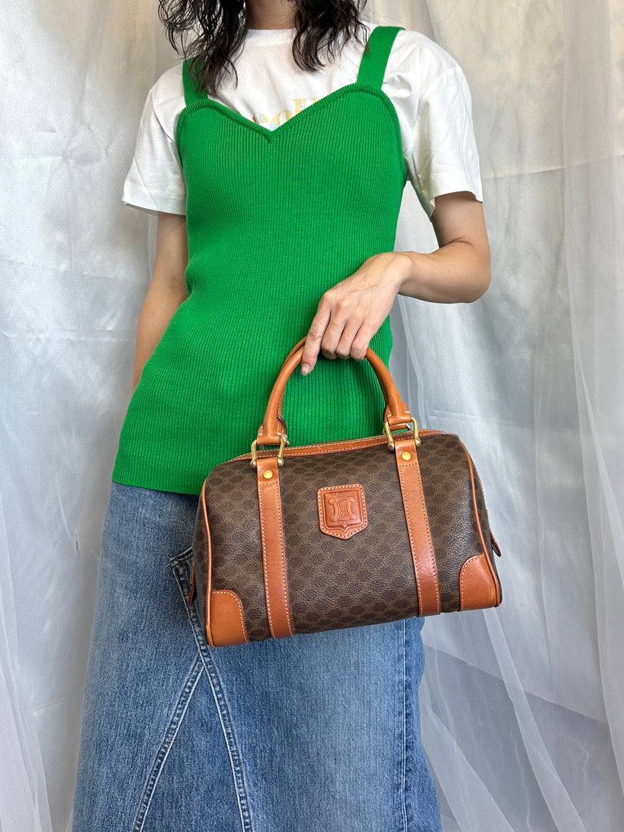 CELINE ミニボストンバッグ マカダム